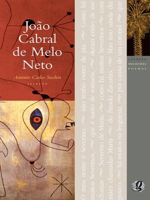 cover image of Melhores poemas João Cabral de Melo Neto